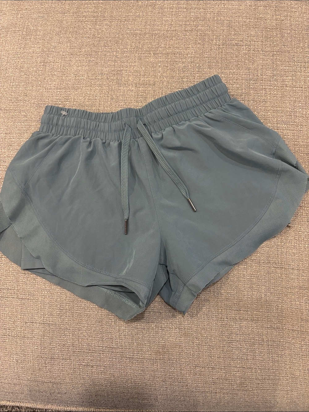 Uniqlo Seafoam Drawstring Athletic Shorts